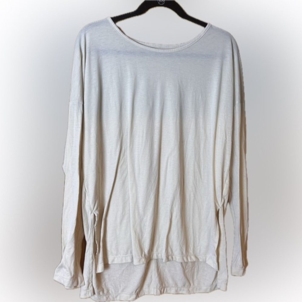 Nike Women's Cream Long Sleeve Tee